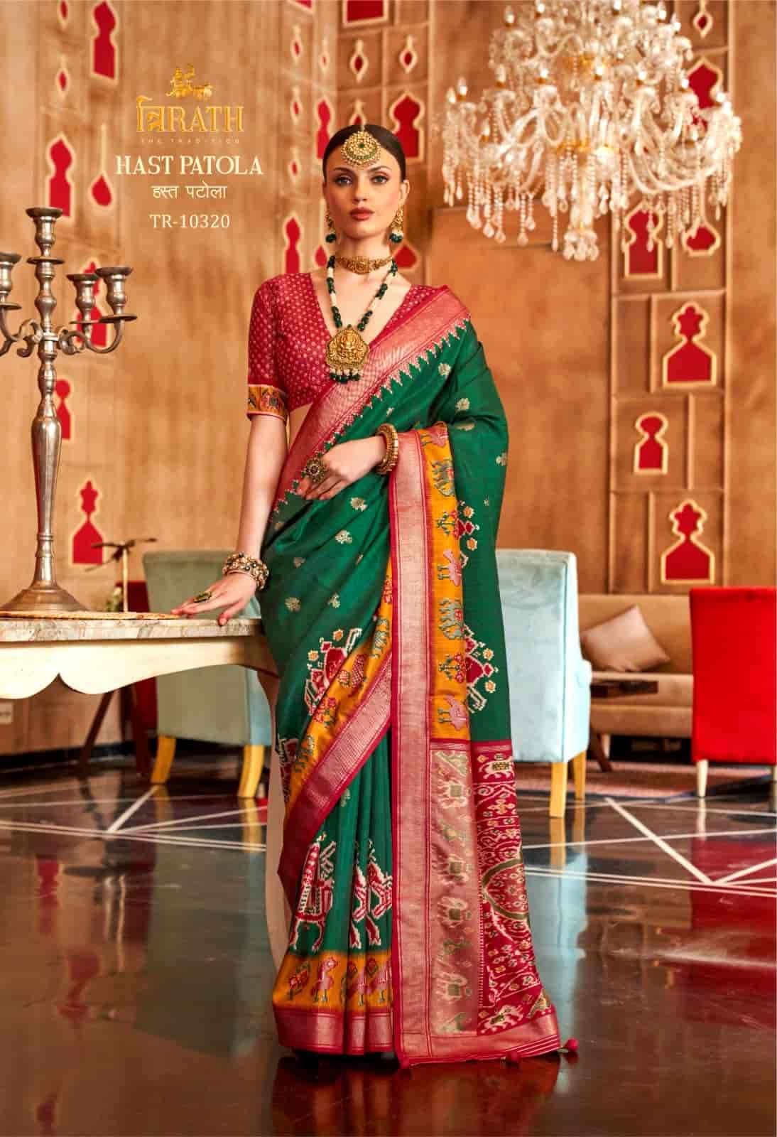 TRIRATH HAST PATOLA BY REWAA 10309 TO 10320 SERIES SIGMA SILK SAREES