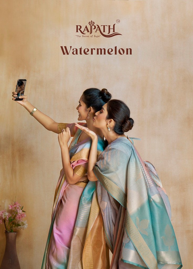 WATERMELON BY RAJPATH 920001 TO 920006 SERIES FANCY FABRIC PRINT SAREES